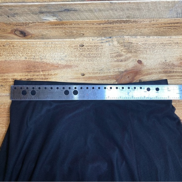 JS Collections Size 6 Black Sheer Lined Long Victorian Formal Maxi Skirt EUC - Picture 7 of 7